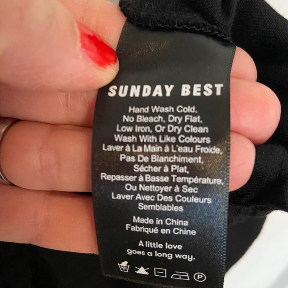 Aritzia Sunday Best Black Pants Joggers - Picture 8 of 9